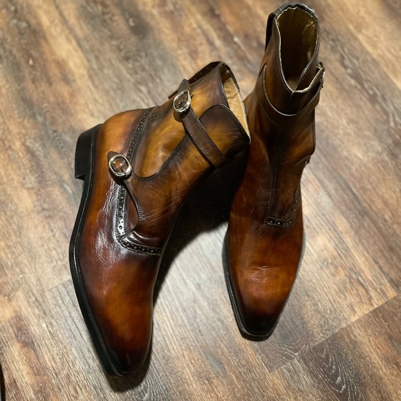 idris immanial Other - Handmade double monk boots